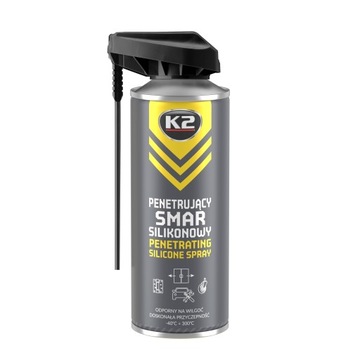 K2 SILICONE GREASE в виде распыляемого проникающего силикона для резиновых направляющих петель