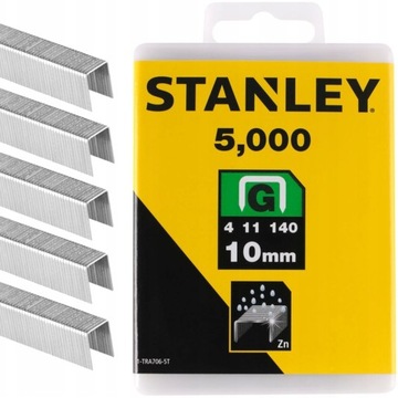 Zszywki G do zszywaczy 10mm 5000 Stanley TRA706-5T