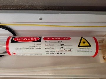 Ploter laserowy CO2 grawerka 4030 - 50W podnoszny stół