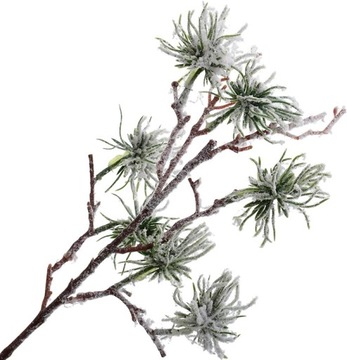 ЕЛЕВАЯ ВЕТКА ЗА СНЕГОМ СВЯТОЕ УКРАШЕНИЕ 42СМ
