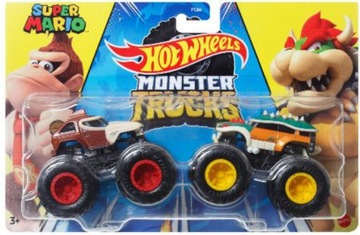 HOT WHEELS MONSTER TRUCKS SUPER MARIO Donkey Kong Bowser