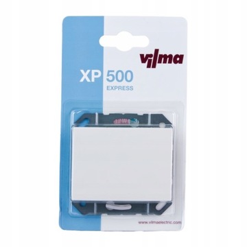Одиночный выключатель VILMA XP500 белый
