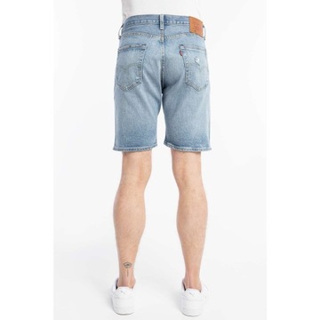LEVI'S Szorty jeansowe 501 365120186 Niebieski Regular Fit