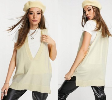 ТРИКОТАЖНЫЙ ЖИЛЕТ-СВИТЕР STRADIVARIUS 5114850