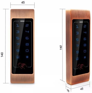 Водонепроницаемый кодовый замок + RFID-считыватель