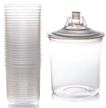 PPS KUBEK WKŁAD 650ml+wieczko SITKO 190mikron 157