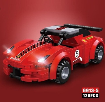 БЛОКИ МОДЕЛЬ РАЛЛИНЫЙ АВТОМОБИЛЬ FORMULA 1 124 EL CAR