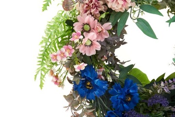 ВЕНОК НА ДВЕРЬ СТЕНЫ ВЕСЕННИЙ КРЕМ