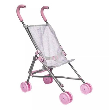 Wózek SPACERÓWKA Składana dla Lalek PARASOLKA JAKKS 70420