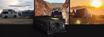 Преобразователь GREEN CELL 12 В/230 В, 300 Вт/600 Вт