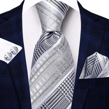 New Design Floral Silver Grey 2022 New Fashion Brand Tie for Men Wedding