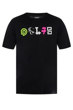 T-shirt męski DIESEL czarny S