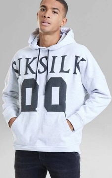 BLUZA DRESOWA Z KAPTUREM LOGO SIKSILK M L XL