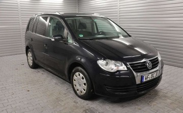 Volkswagen Touran I 1.4 TSI 140KM 2008 Volkswagen Touran 7-Osobowy, Grzane Fotele, Tempomat, Czujniki, Wielofunkc, zdjęcie 1