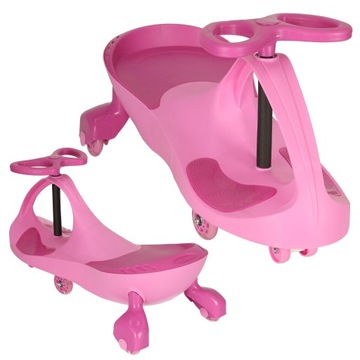 ДЕТСКАЯ КАЛАЧКА-КАЧКА GRAVITY RIDE-ON СО СВЕТЯЩИМИСЯ СВЕТОДИОДНЫМИ КОЛЕСАМИ, РОЗОВАЯ
