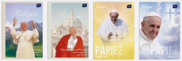 Zeszyt RELIGIA Papież Jan Paweł II A5 10szt Różne