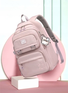 PLECAK szkolny młodzieżowy PAKKO duży tornister torba szkoła RÓŻOWY (D088)