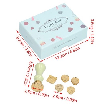 ПОДАРОЧНЫЙ НАБОР ВОСКОВЫХ ШТАМПОВ