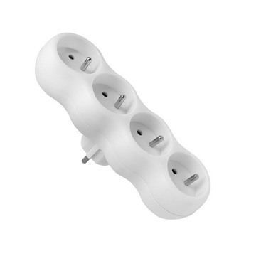 Rozgałęźnik wtyczkowy 4-gniazda z/u R-40CA