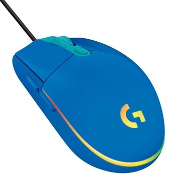 Mysz przewodowa LOGITECH G102 Lightsync Niebieski