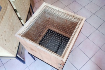 Решетка СЕТКА для коптильни для рыбы, мяса и сыра 48х48