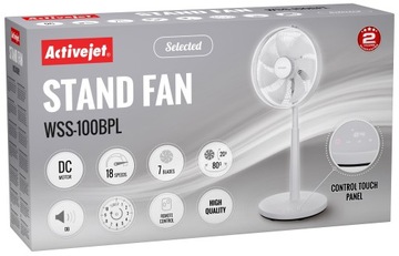 Wentylator podłogowy Activejet WSS-100BPL biały