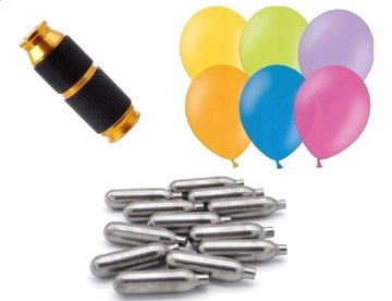 Zestaw Cracker + 10 balonów + 10 naboi n2o nitro