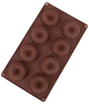 FORMA FOREMKA SILIKONOWA DO CIASTEK OPONEK OPONKI DONUT 8 SZTUK 5 CM