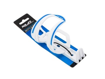 Koszyk na bidon rowerowy XLC BC-S06 / Biały/Niebieski