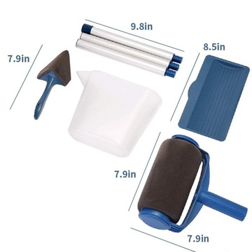 Набор валиковых кистей для украшения стен Paint Runner Pro Brush Kit