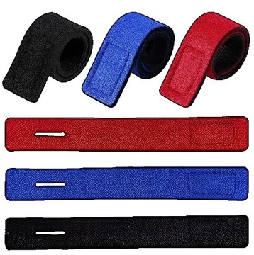 Лента-липучка для привязывания удочек, набор из 2 шт., 24см х 3см.