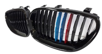 BMW 5 E60 03- ATRAPA NERKI GRILL M-COLOR P+L
