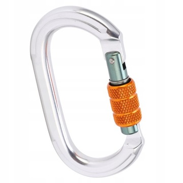 Owalny karabińczyk ze stopu aluminium 15cm*1cm