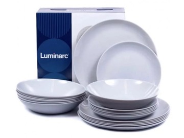 СЕРВИС УЖИНА ДИВАЛИ LUMINARC GREY 18 EL НА 6 ЧЕЛОВЕК