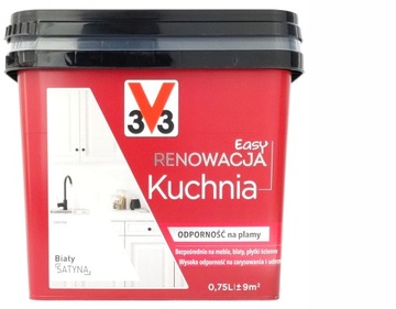 FARBA DO MALOWANIA MEBLI KUCHENNYCH I PŁYTEK BIAŁA