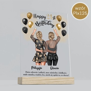 Подарок на акриловом стекле - другу.