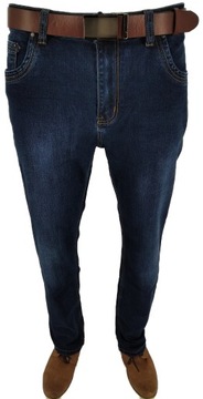 SPODNIE MĘSKIE JEANS NAVY JEANSY ST3 W39 104 CM