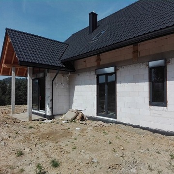 Окно ПВХ Schüco RU 1x Антрацит 60x210