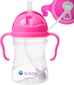 B.BOX INNOWACYJNY KUBEK BIDON Z OBCIĄŻONĄ SŁOMKĄ