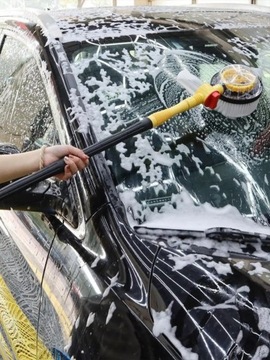 ВРАЩАЮЩАЯСЯ ЩЕТКА ДЛЯ МОЙКИ АВТОМОБИЛЯ со ШЛАНГОМ ДЛЯ РАСПРЕДЕЛЕНИЯ ЖИДКОСТИ 5м