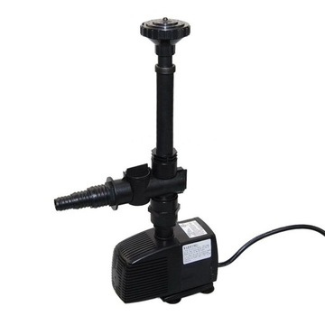 Мощный насос ДЛЯ ПРУДОВОГО ФОНТАННОГО КАСКАДА 2000л/ч + 3 насадки с эффектом