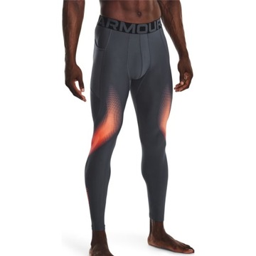 LEGGINSY TRENINGOWE MĘSKIE UNDER ARMOUR KIESZEŃ XL