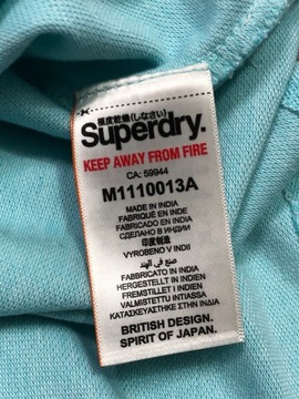 SUPERDRY Koszulka Polo Męska Slim Fit Logowana r L