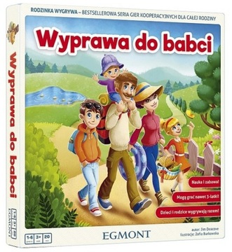 Rozgrywka LOGICZNA Edukacyjna Gra DZIECIĘCA Rozgrywka Wyprawa do Babci Mega