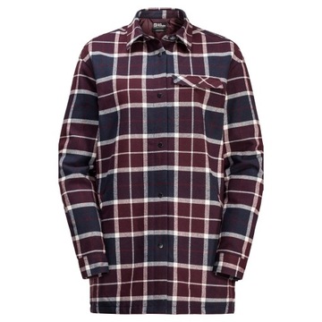 Damska koszula flanelowa Jack Wolfskin VAN VIEW SHIRT S