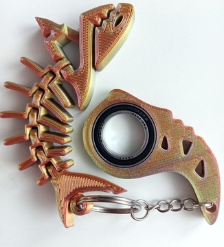 Keyspinner Keyrambit + Shark TikTok Key - брелок PINK FLUO