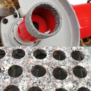 НАБОР АЛМАЗНОЙ КОЛОРОЧНОЙ ПИЛЫ ДЛЯ ГОНЧАРНЫХ ИЗДЕЛИЙ M14 ⌀ 6,8,10,35,68 мм + ПЕРЕХОДНИК