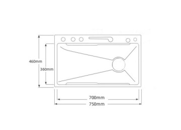 КОМПЛЕКТ СТАЛЬНОЙ КУХНИ ВОДОПАД + МНОГОФУНКЦИОНАЛЬНАЯ КУХНЯ FATTER