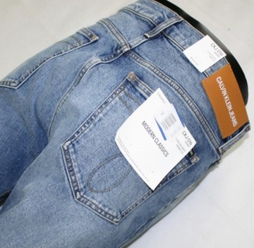 Calvin Klein Jeans -Skinny J30J31244 jeansy męskie rurki oryginalne W33/L32