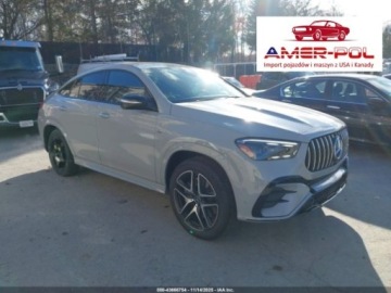 Mercedes GLE V167 2025 Mercedes-Benz GLE AMG 53 COUPE 4MATIC, 2025r., 4x4, 3.0L 3.0 Hybryda 429KM